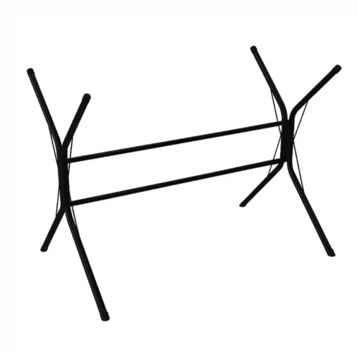 Base De Mesa Decorlidi Aço Reforçada Pé De Ferro Para Mesa Retangular 79x78cm