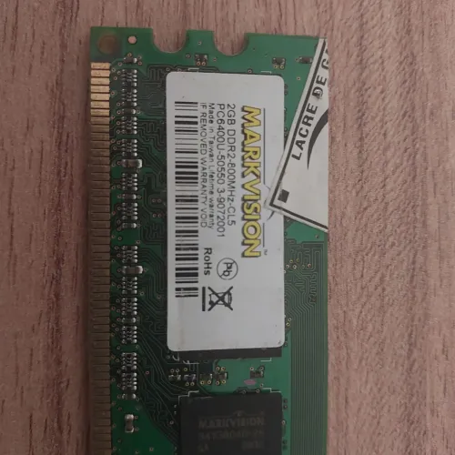 Memória DDR2 2GB para PC em Goiânia