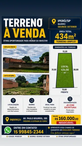 Terreno a venda 