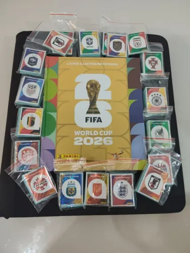 Álbum completo copa do mundo 2026 + Brindes.