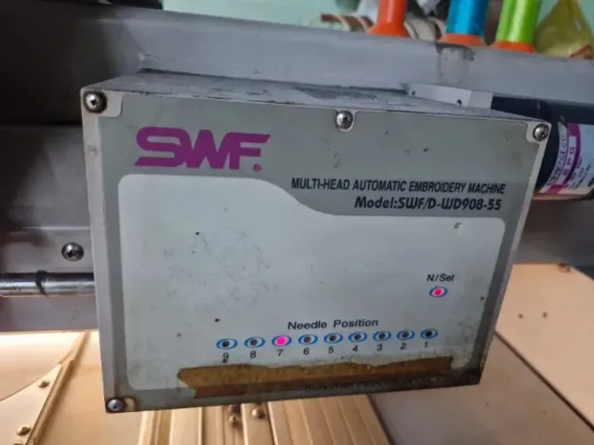 Máquina De Bordado Swf 8 Cabeças 2007 Série D (Usado)
