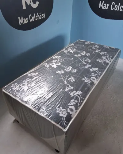 Cama Box Solteiro Espuma