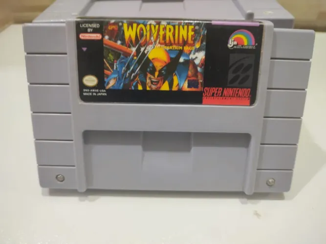 Wolverine Adamantium Rage Super Nintendo Original