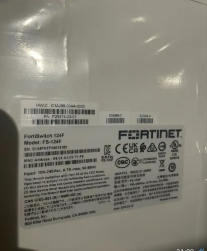 Switch Fortgate FS-124-F