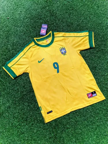 Camisa retrô Brasil 1998 personalizada 