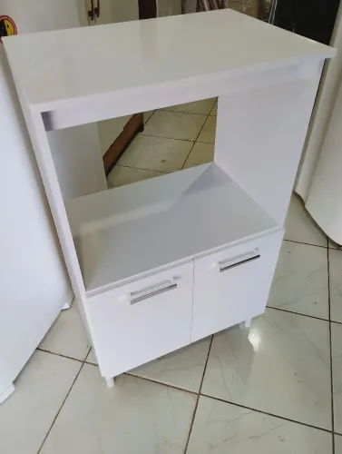 Armário multiuso para forno e microondas