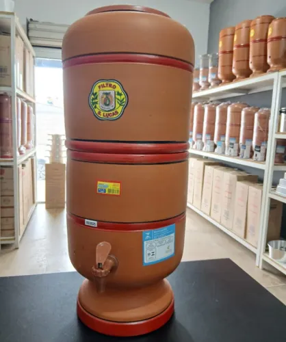 Filtro de Barro 8 litros 2 velas grande 