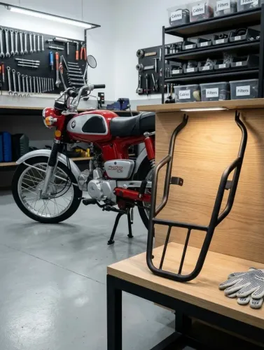 Bagageiro Suporte de Baú Dafra Hunter 90 / 100 - Reforçado