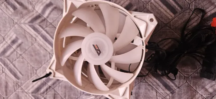 Kit 4 Fans darkFlash C6 ARGB 120mm Branco - Daisy Chain