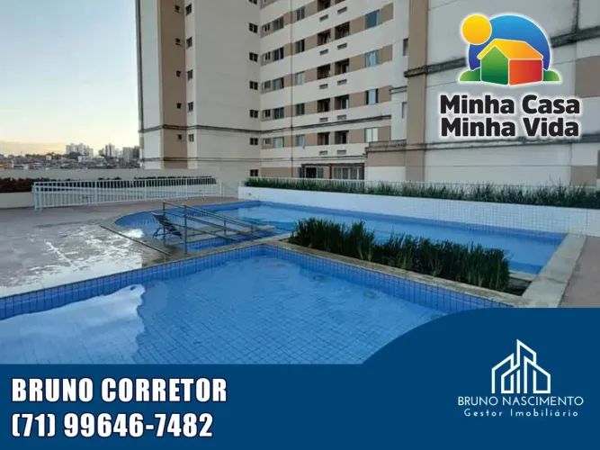 APARTAMENTO 2 QUARTOS 51M² VAGA PRIVATIVA NO VIVACE CABULA VI