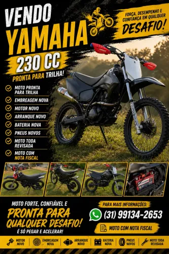 Moto para trilha Xt 230
