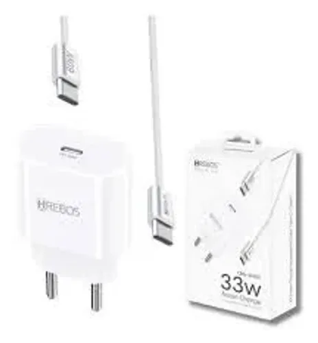 Carregador Celular Usb-c 33w Turbo HREBOS
