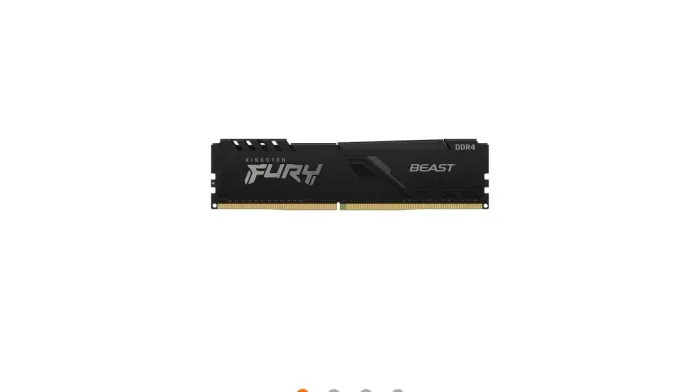 Memória RAM Kingston Fury Beast, 8GB, 3200 MHz, DDR4