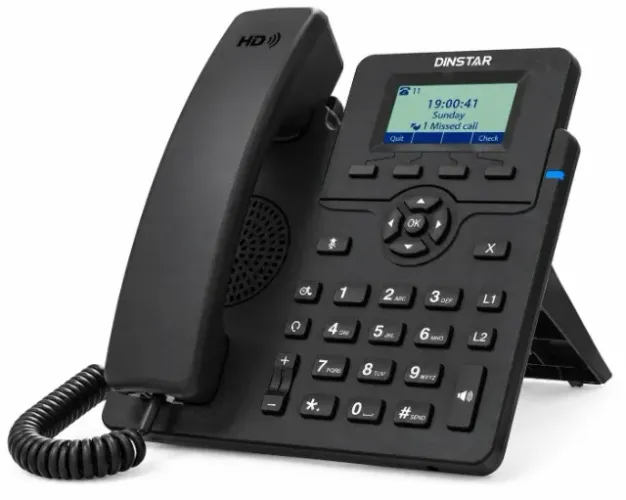 Telefone IP Dinstar C60LP PoE 2 SIP - Novo