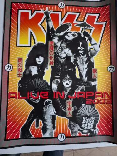Livro Kiss Tour Alive in Japan 2003 raro!