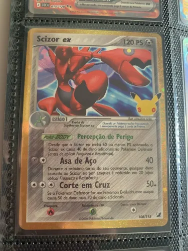Scizor EX Coleção 30 anos Pokémon