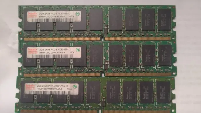 4 Memorias Ecc 2GB Pc2-5300E Para Dell Poweredge 830 840 T100