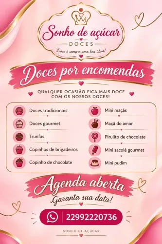 Doces pra festa