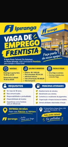 VAGA FRENTISTA