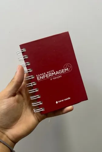Livro Sanar note Enfermagem + 250 Questões para concuso