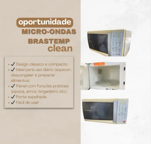 Microondas Brastemp Clean