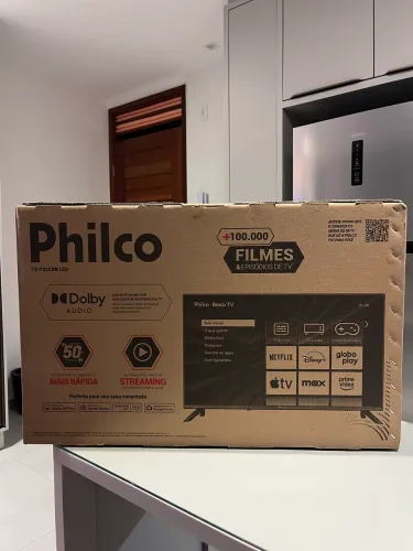 Smart TV Philco 32? Roku TV HD Nova Lacrada Garantia