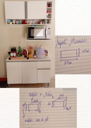 Armários de cozinha simples