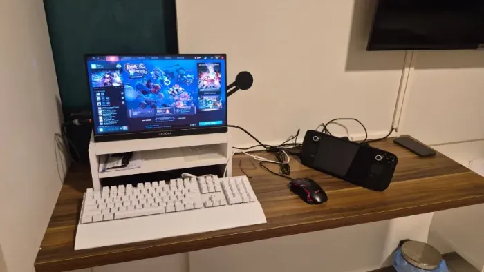 Steam Deck 256gb + 256gb Cartão + Setup Portátil Gamer
