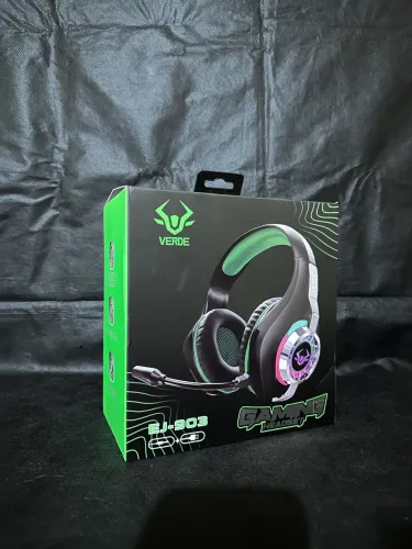 Fone gamer headset PRODUTO NOVO - Na cor preta, excelente qualidade