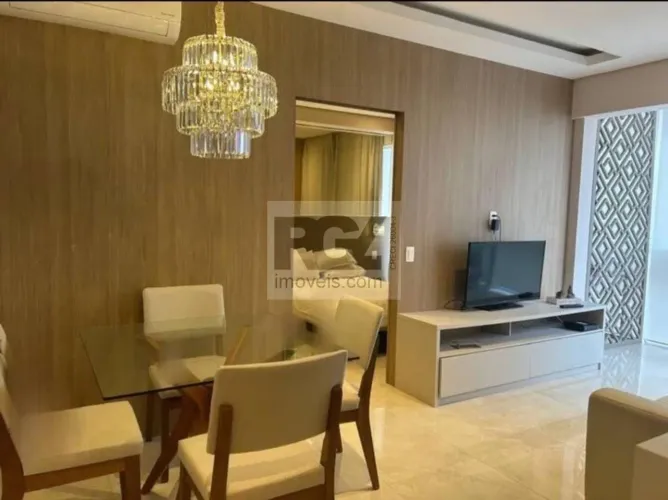 Apartamento com 1 dormitório para alugar, 40 m² por R$ 5.800,00/mês - Boqueirão - Santos/S