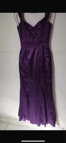 Vestido de tafetá com gripi,novotam.36,38