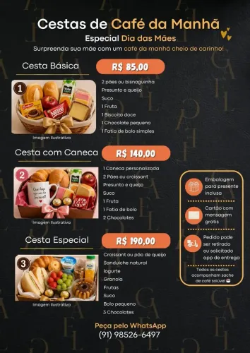 Cesta de Café da Manhã 