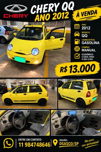 Chery QQ 1.1/1.0 12V 69cv 5P 2012