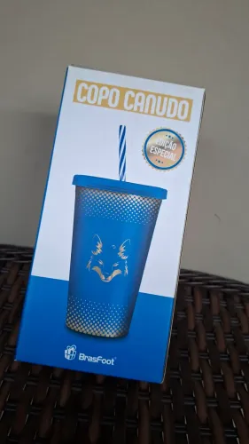 Copo canudo Cruzeiro- Edição Especial!