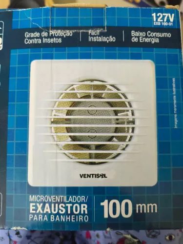 Exaustor ventisul sem uso, 127V