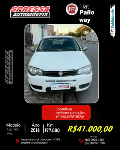 Fiat Palio WAY 1.0 Fire Flex 8V 5P 2016