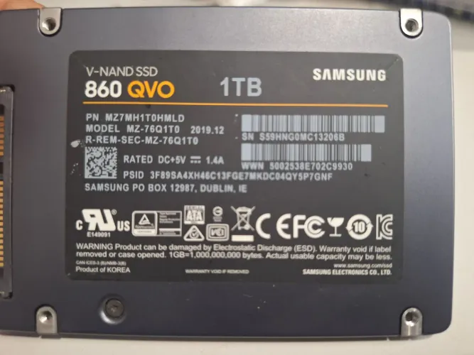 SSD Samsung 860 QVO 1TB
