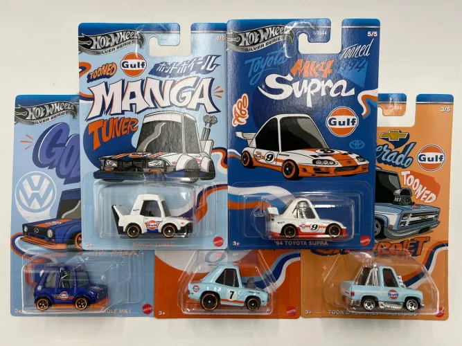 Set Hot Wheels Gulf tuneid