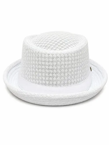 Chapéu Pork Pie Summer Branco