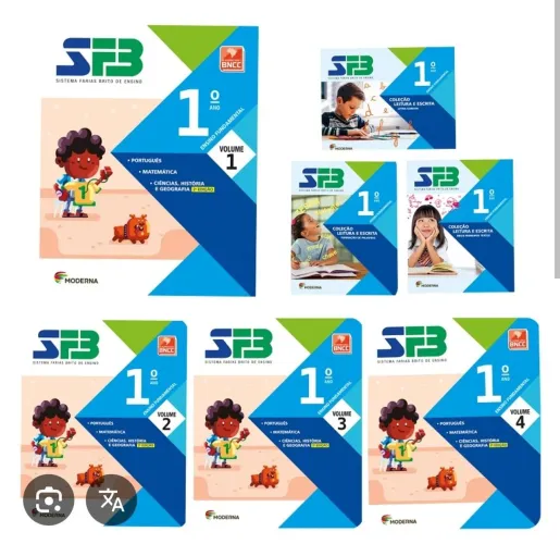 Livros SFB Sistema Farias Brito 1 Ano Fundamental