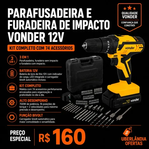 Parafusadeira e furadeira