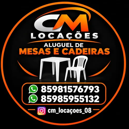 Aluga - se mesas e cadeiras