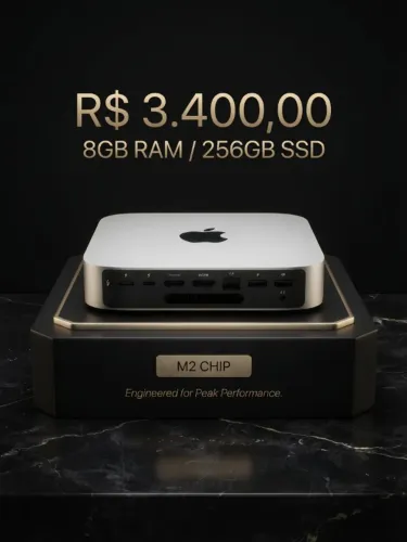 Apple Mac Mini M2 (8GB RAM / 256GB SSD) - Estado de Novo!