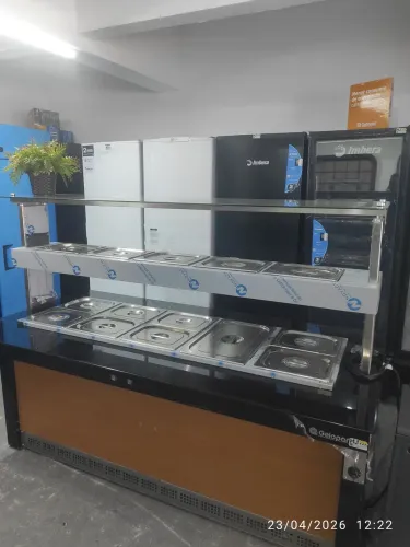Bj buffet restaurante quente e frio pronta entrega