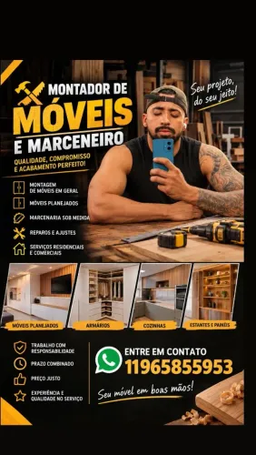 Montador de móveis/ marceneiro