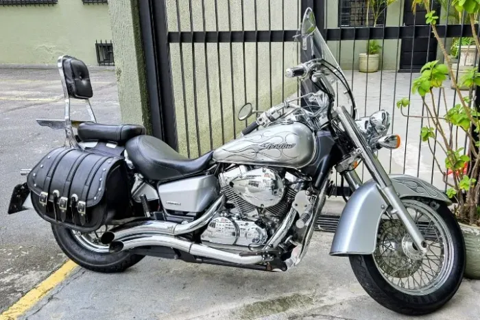 Shadow 750 cc, Honda 2008, revisada, escapamento esportivo, mais original, alforje lateral