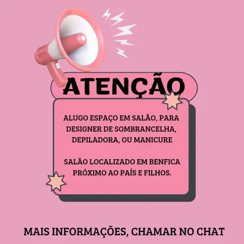 Aluguel de Espaço em Salão de beleza