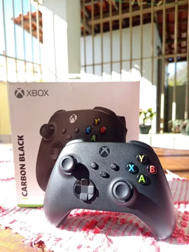 Controle Xbox One Carbon Black Original - Excelente Estado