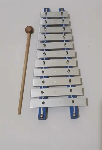 metalofone sopranino de 11 teclas de alumínio 