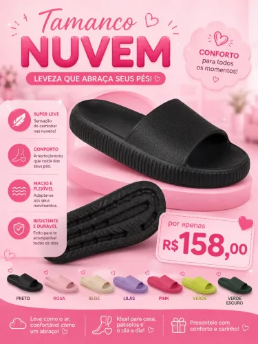 Pés descansados com o melhor